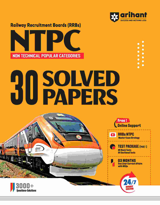 RRBs NTPCExam (Stage-I) | 30 Solved Papers | English Medium