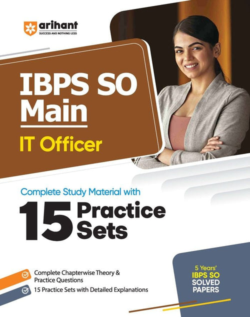 IBPS SO Main IT Officer | Complete Study Material with 15 Practice Sets | English Medium