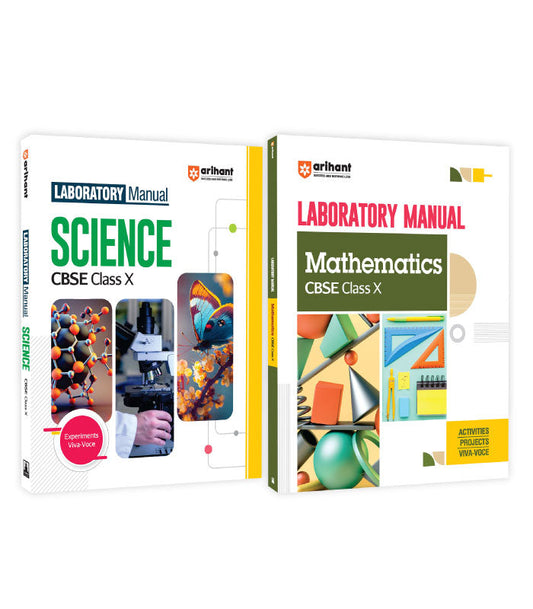 Combo of Laboratory Manual CBSE Science & Mathematics Class 10th | Arihant