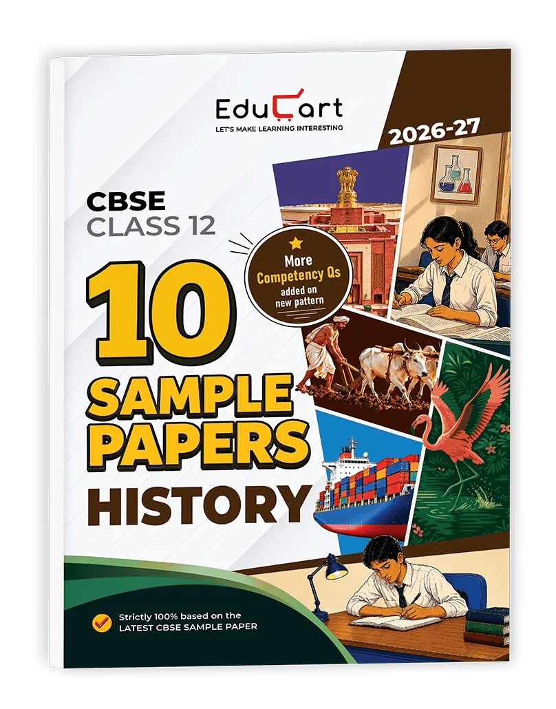 Educart CBSE Class 12 10 Sample Papers History 2026-27