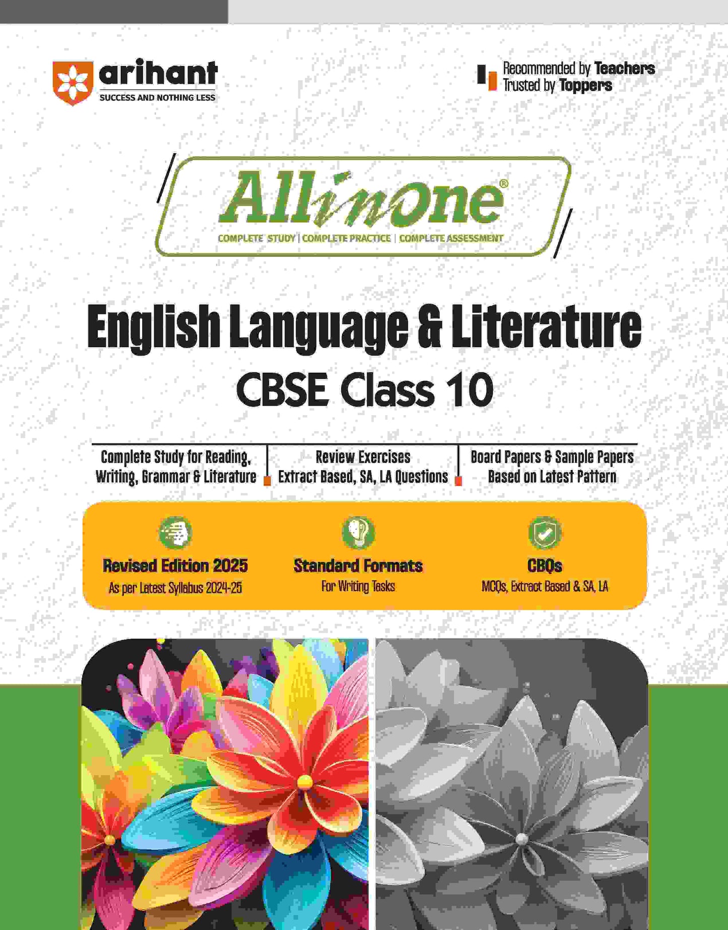 All In One CBSE English Language & Literature Class 10th | For CBSE Exams 2025 | Revised Edition 2025