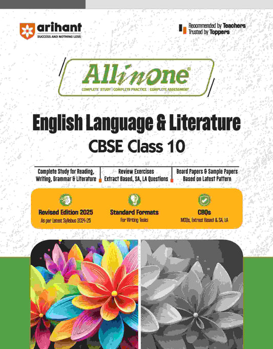 All In One CBSE English Language & Literature Class 10th | For CBSE Exams 2025 | Revised Edition 2025