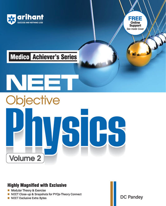 NEET Exploring (Objective) Physics-Vol. 2 Medico Achiever's Series I Revised & Magnified Edition 2026 | Free Online Support | By DC Pandey