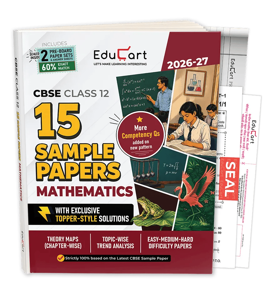 Educart CBSE Class 12 15 Sample Papers Mathematics 2026-27