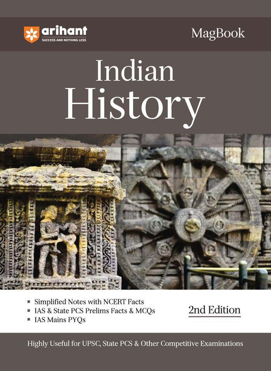Magbook - Indian History | 2nd Revised Editon | For UPSC , State PCS & Other Competitive Exams | English Medium