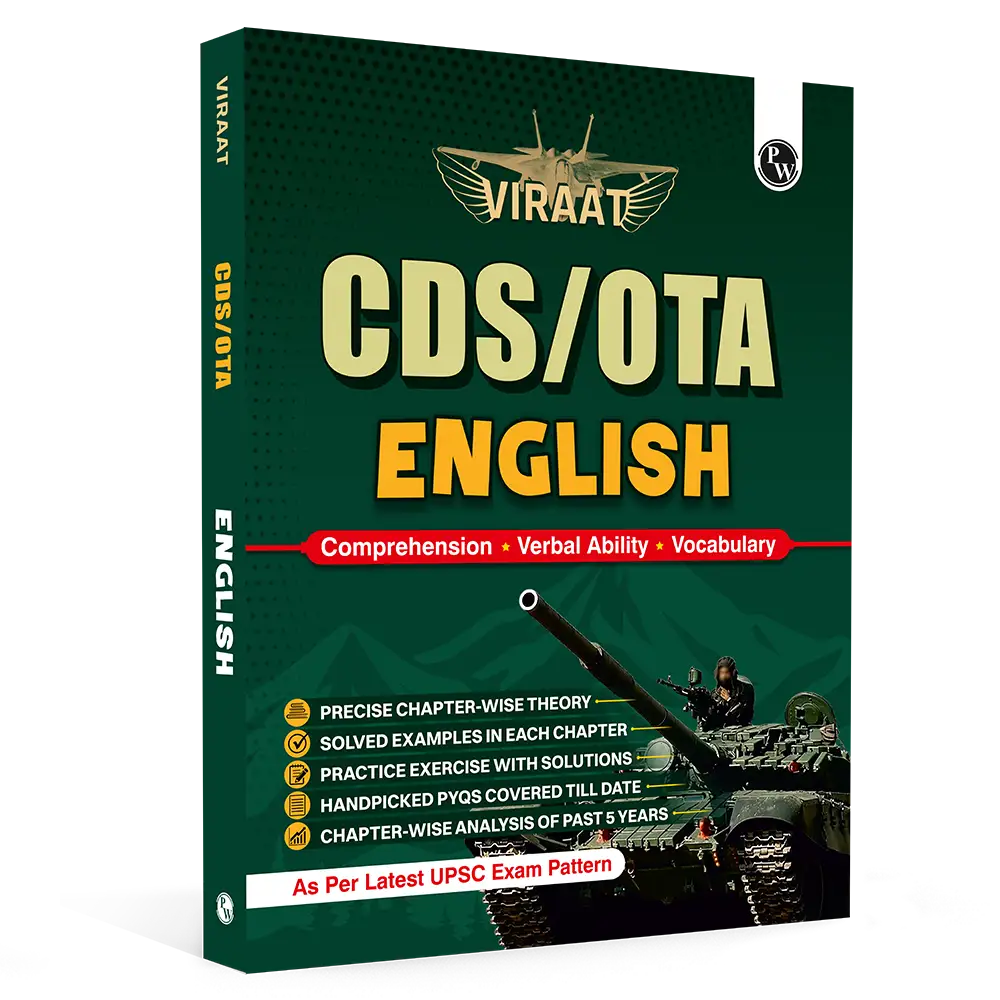Viraat CDS OTA Book 2026 English | PYQ (2026-21) | Latest 2026 Solved ...