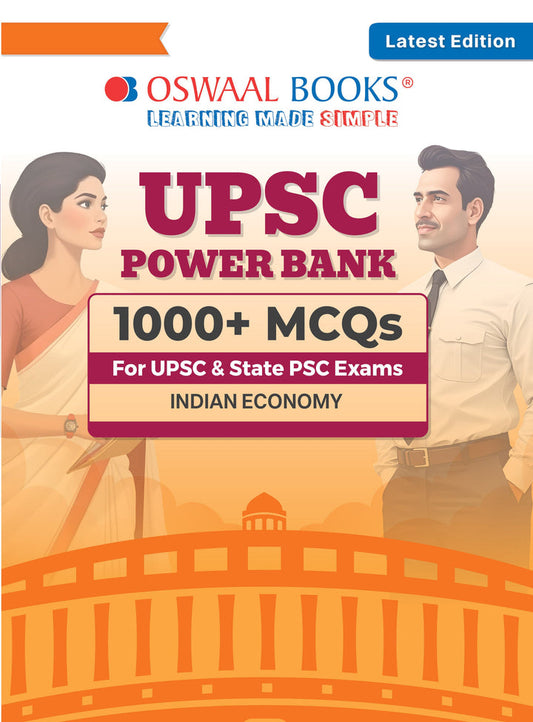 UPSC Power Bank:1000+ MCQs for UPSC and State PSCs Exams Indian Economy| Oswaal