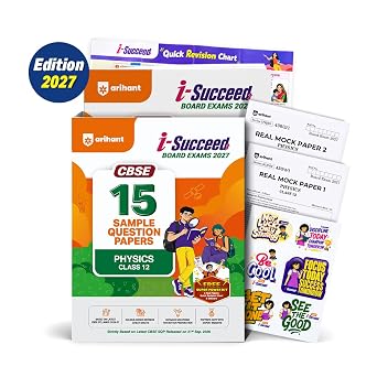 Arihant i-Succeed Board Exams 2027 CBSE 15 Sample Question Papers Physics Class 12