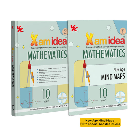Xam idea Mathematics Class 10 | CBSE 2026–27 | NEP 2020 & NCF-SE 2023 Aligned | Mind Maps | NCERT & CBSE 2026 Questions | Competency-Based Questions | 2026 CBSE Exam Papers & Sample Paper