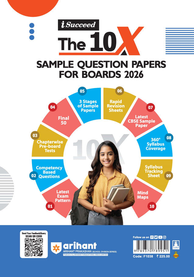 i-Succeed CBSE 2026 – Computer Applications (Code 165) Class 10 | 10 Sample Question Papers | Rapid Revision Sheets | HTML Codes with Screenshots | As per Latest CBSE Sample Paper