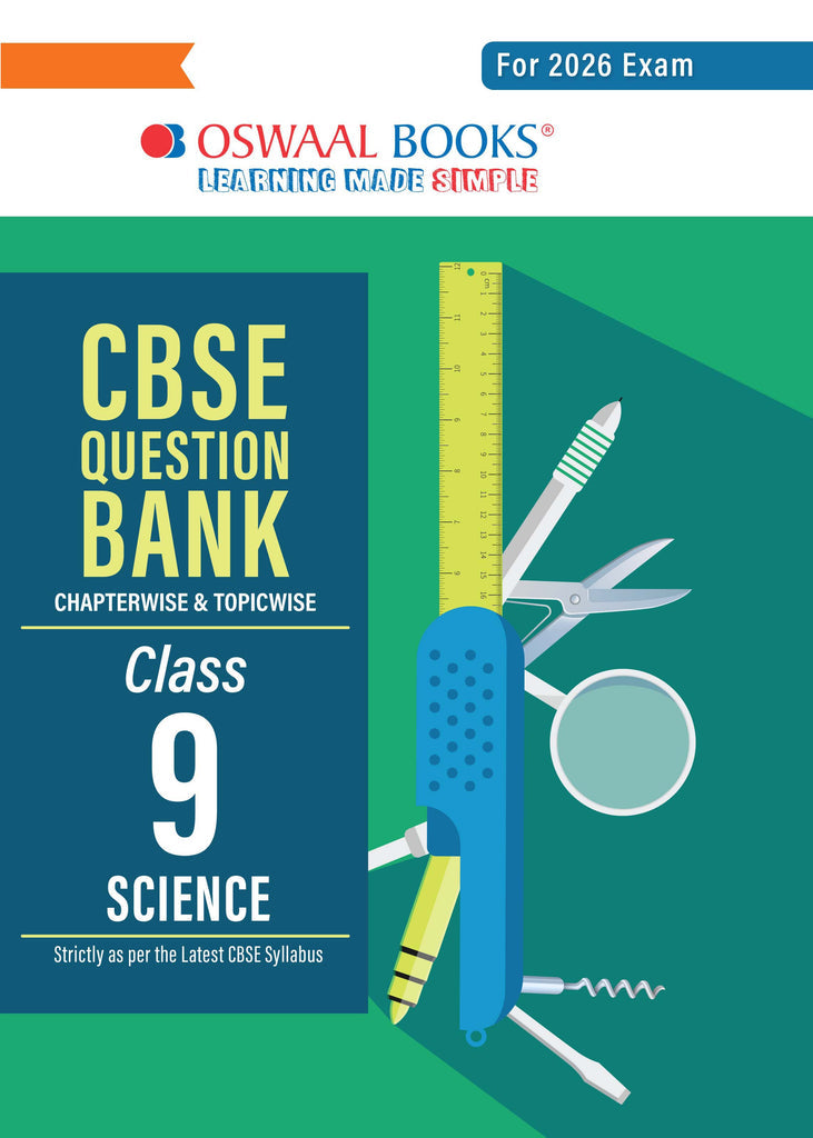 CBSE Question Bank Class 9 Science |chapterwiseAnd topicwise solved paper for 2026 exams| Oswaal