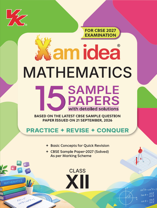 Xam idea Mathematics 15 Sample Papers Class XII (CBSE 2027 Examination)