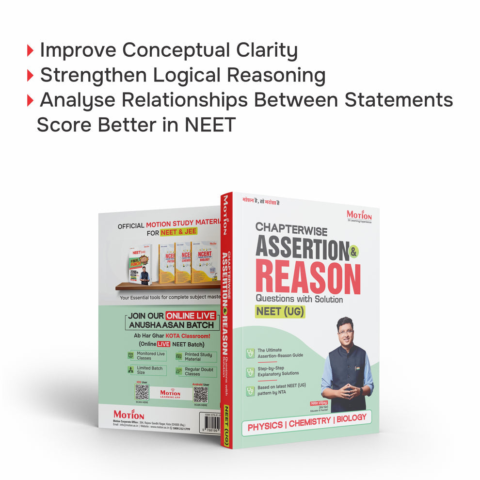 Assertion Reason Question Bank for NEET 2026|motion