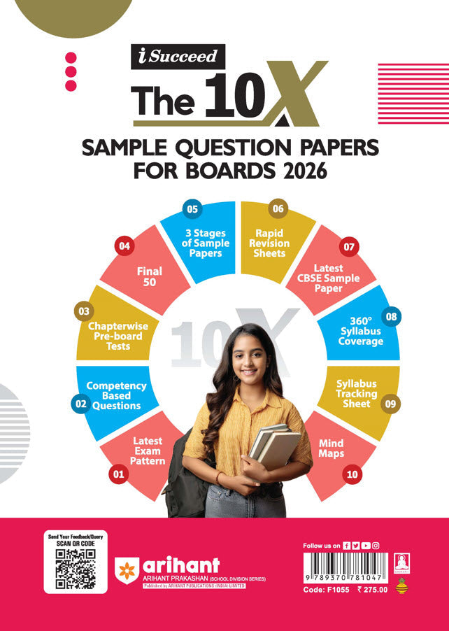 i-Succeed CBSE 2026 – Geography Class 12 | 15 Sample Question Papers | Rapid Revision Sheets | Mind Maps | Final 50 Most Probable Questions | As per Latest CBSE Sample Paper