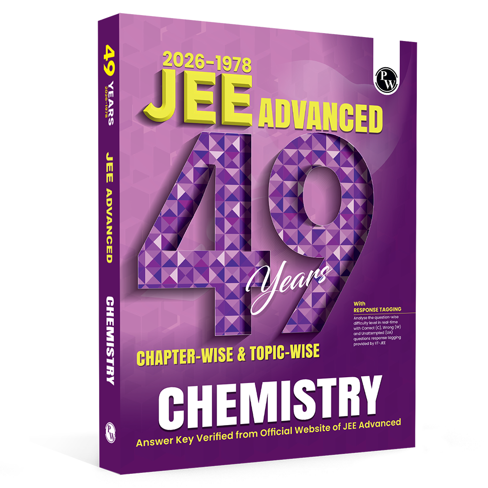 PW 49 Years JEE Advanced Chemistry PYQ Book Chapterwise & Topicwise Solved Papers (1978-2026) | PYQ with Detailed Solutions | Previous Year Questions for IIT JEE Advanced Exam
By PW
