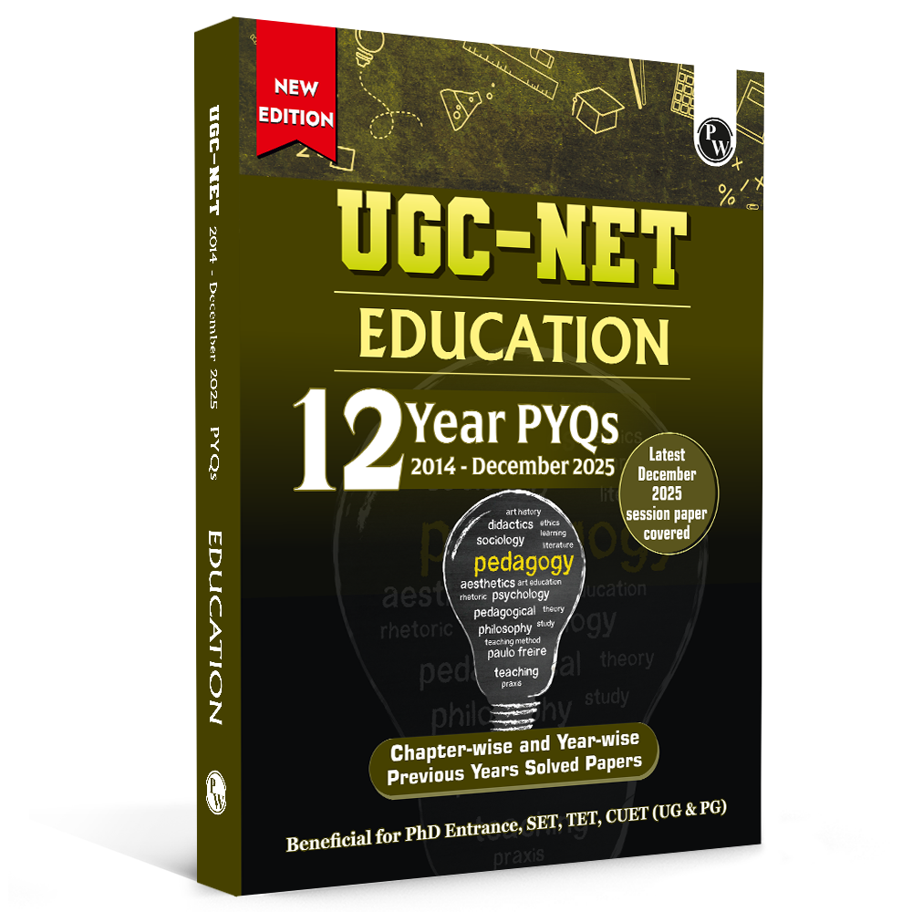 PW UGC-NET Education PYQ 12 Years (2014-2025)|Latest December Session Paper Covered| Chapterwise & Yearwise Previous Year Solved Papers For Phd Entrance, SET, GATE, CUET UG & PG
By PW