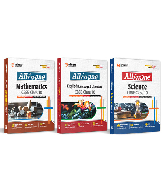 Combo of CBSE Class 10th Exam 2025-26 | Mathematics & English Lang., Science