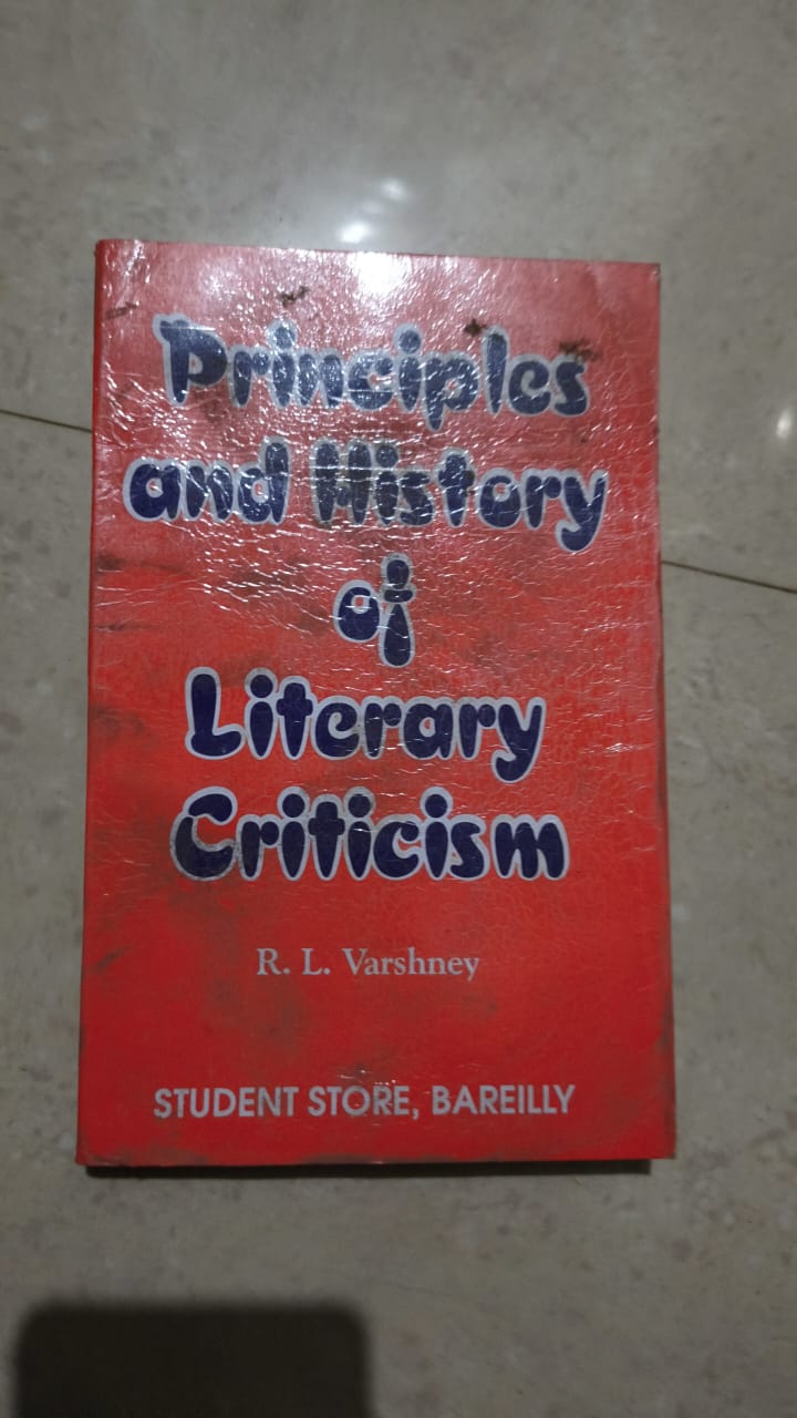 Principles and History of Literary Criticism