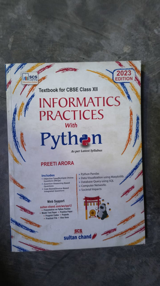Informatics Practices With Python - CBSE Class XII