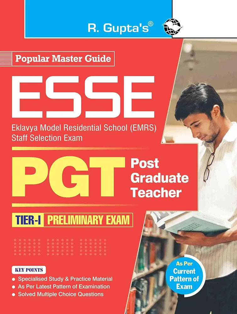ESSE: EMRS – PGT (Tier-I) Preliminary Exam Guide
2026th Edition