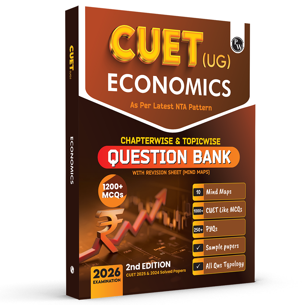 CUET (UG) Economics Chapterwise & Topicwise Question Bank for 2026 Exam | Theory & Exercise with Past Year Questions (2025-2022) PYQ and Mock Tests
By PW
