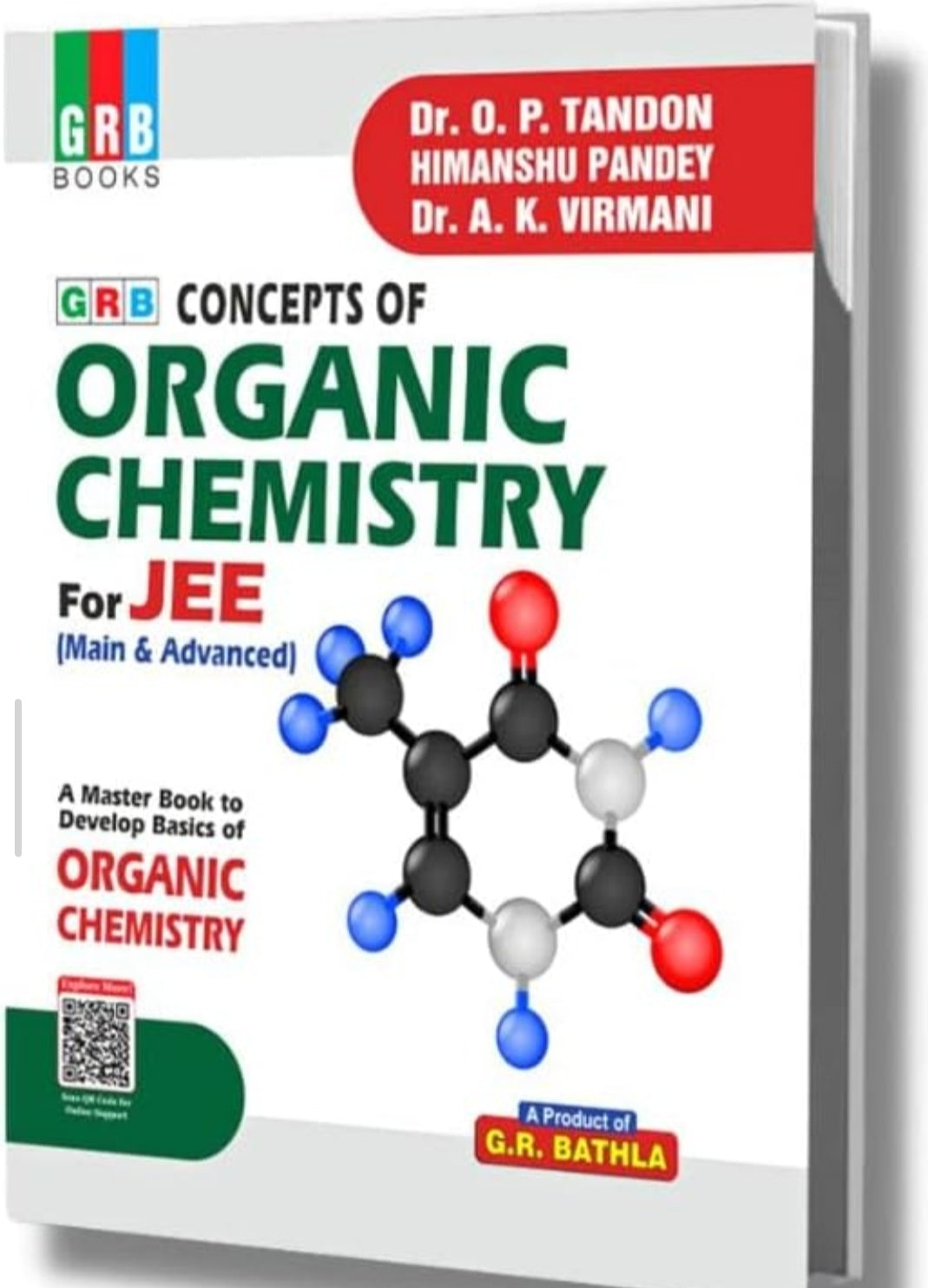 Grb Concepts Of Organic Chemistry For Jee
