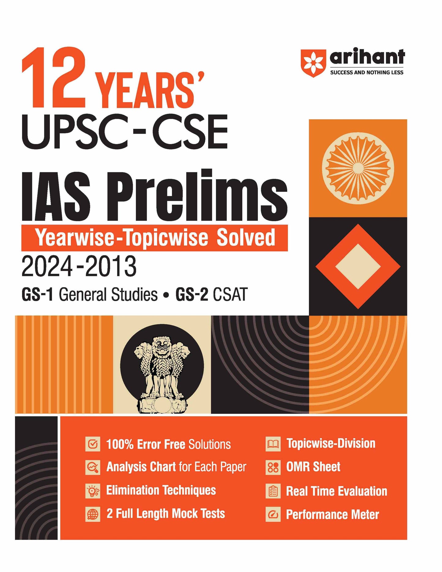 UPSC CSE IAS Pre Exam General Studies & CSAT | Yearwise - Topicwise Solved (2024 - 2013)