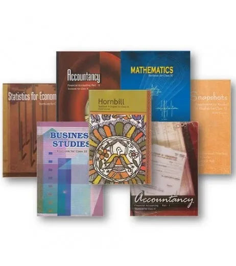 NCERT Textbook for Class 11th Commerce Stream | 7 Original Books Combo Set |accountancy (part-1 & 2), mathematics, business study, statics of economics, hornbill| FOR JAC BOARD