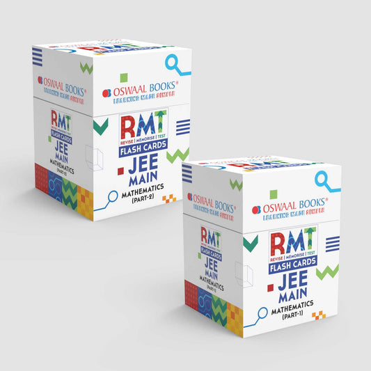 JEE Main RMT FLASHCARDS Mathematics (Part-1 & 2), Set of 2 Boxes | For Exam 2025