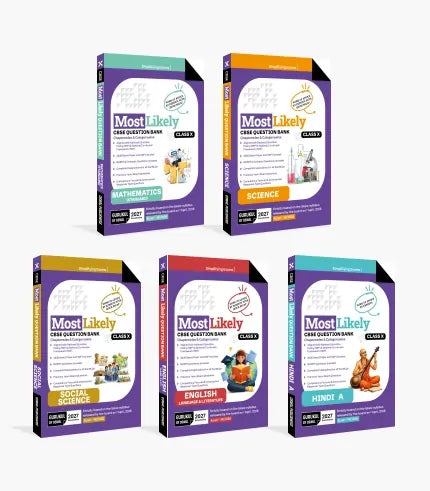 Most Likely CBSE Question Bank Class 10 Bundles (Set of 5)
Maths, Science, English, Hindi-A & Social Science for Exam 2027| Gurukul by Oswal
