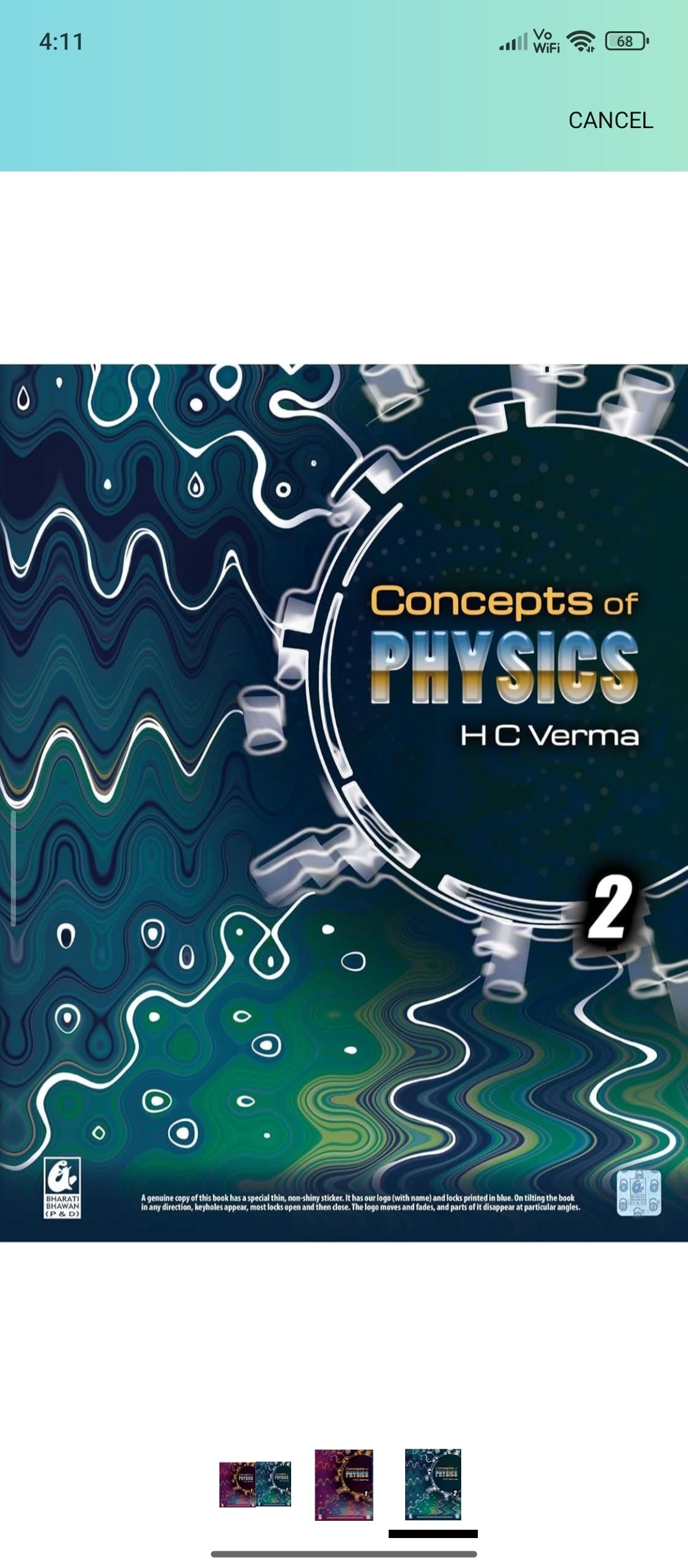 Concepts of Physics - HC Verma - Vol  2  [ORIGINAL BOOKS-TOP GRADE PAPER & PRINT] - 2026  - Latest Editions
