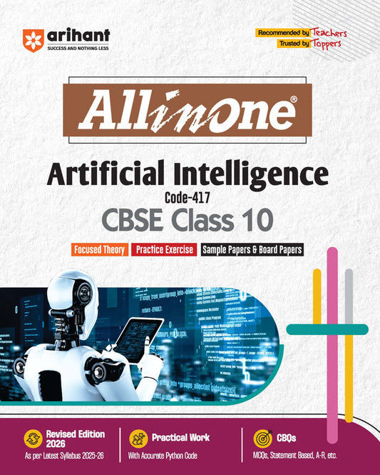 CBSE All in One Artifical Intelligence (Code-417) Class 10 Exam 2025-26 | NCERT, Exemplar & Other Questions, Sample Papers, Revised Edition 2026