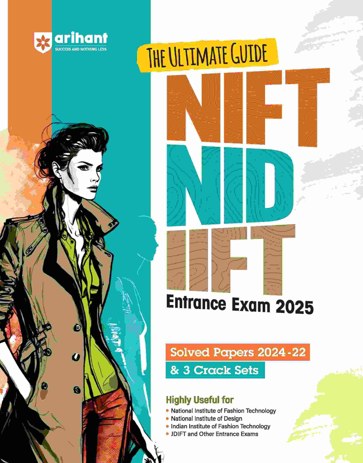 NIFT/NID/IIFT Entrance Exam 2025 | Study Guide with Solved Papers 2024-22 & 3 Crack Sets