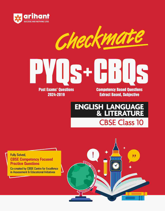 Checkmate CBSE Class 10 English Language & Literature | PYQs & CBQs | First Edition