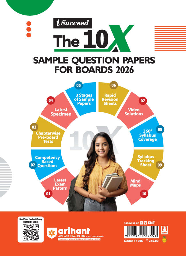 i-Succeed CBSE 2026— Social Science (Samajik Vigyan) Class 10 | 15 Sample Question Papers | Rapid Revision Sheets | 3 Stages of Sample Papers | Fully Solved Board Paper 2025 | Based on Latest CBSE Sample Paper