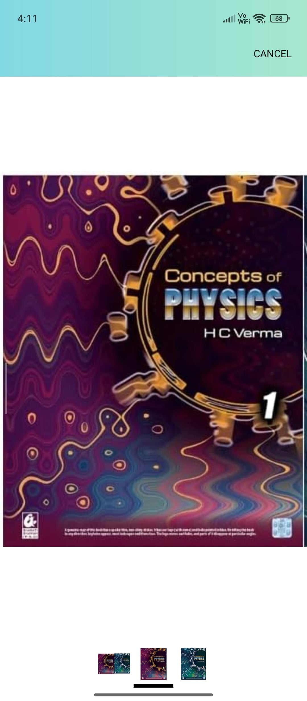 Concepts of Physics - HC Verma - Vol 1  [ORIGINAL BOOKS-TOP GRADE PAPER & PRINT] - For 2026  - Latest Editions