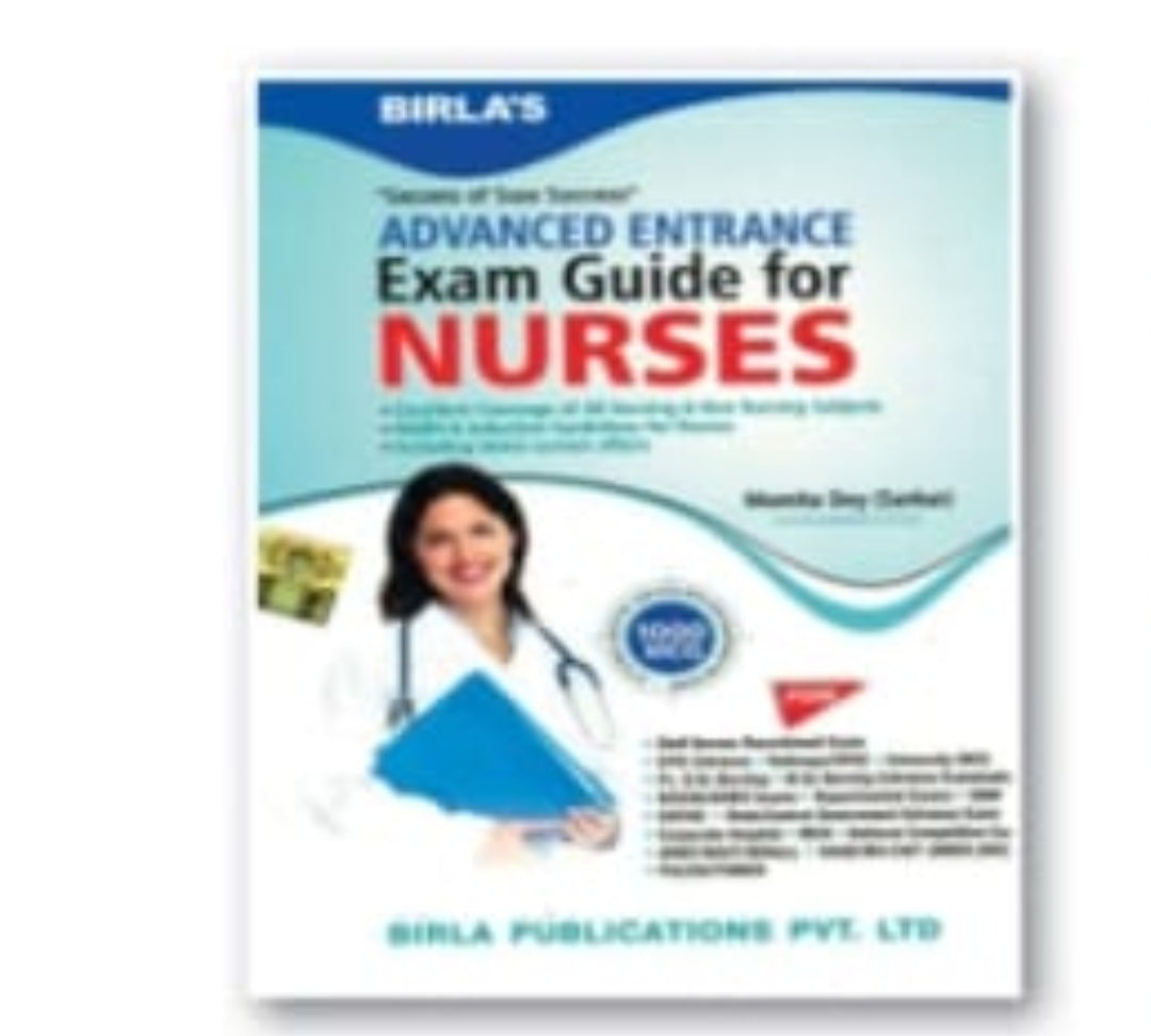 Birla's Advanced Entrance Exam Guide for Nurses