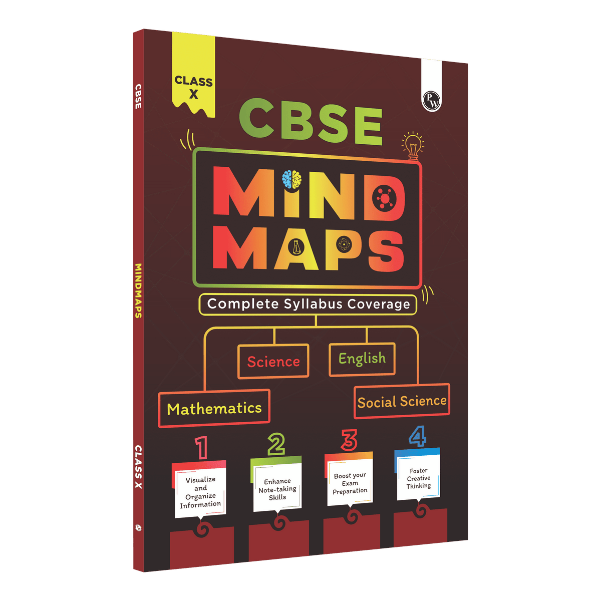 CBSE Class 10 Mind Maps Book For 2026 Board Exams l Mathematics, Physics, Chemistry, Biology, English and Social Science | Simplified Concepts & Quick Revision--
By PW