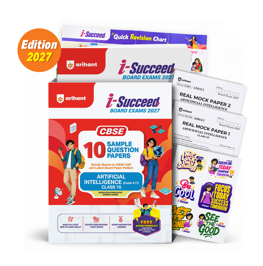 Arihant i-Succeed CBSE 10 Sample Question Papers Artificial Intelligence (Code 417) Class 10 Board Exams 2027