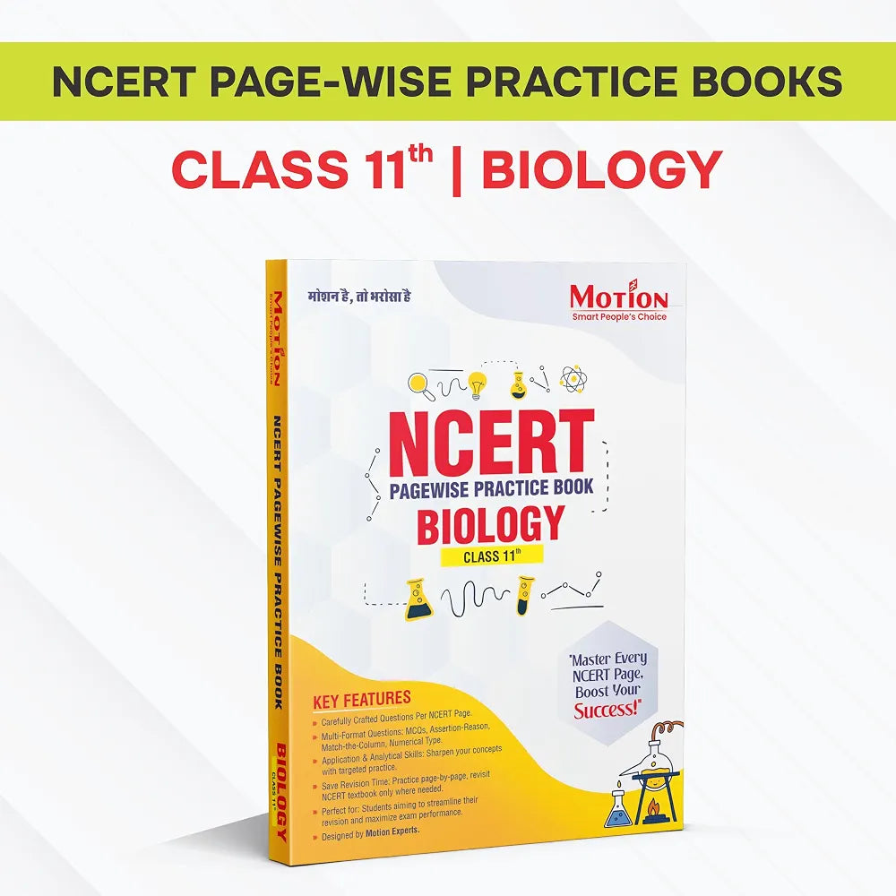 Motion NCERT Pagewise Practice Book Biology Class 11th | For NEET & Board Exams | By Motion Experts