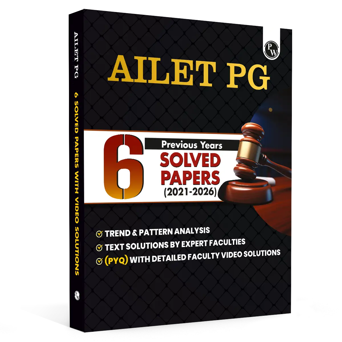 AILET PG Books for Preparation 2027 | 6 Previous Year Solved Papers (2026-2021) with explanation and Detailed Video Solutions | Trend & Pattern Analysis
By PW
