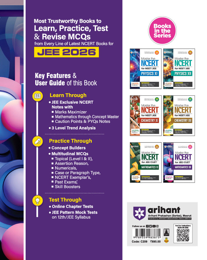 Master the NCERT for JEE / CUET Mathematics Class-XII 2026 | Free Online Support | English Medium