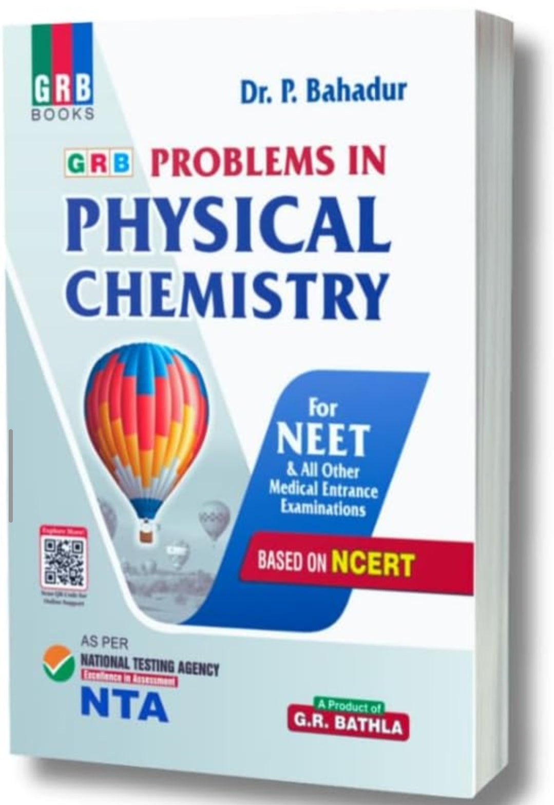 GRB Problems in Physical Chemistry with Free Hints & Solutions Book for NEET and All Other Medical Entrance & Competitive Examinations (Based on NCERT)