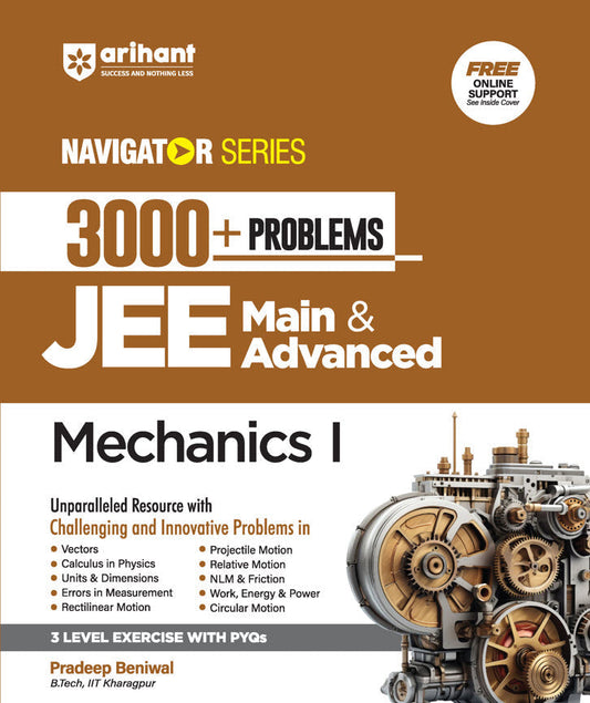 JEE Navigator 3000 + Problems Mechanics | By Pradeep Beniwal | JEE Main & Advanced 2026 | Arihant