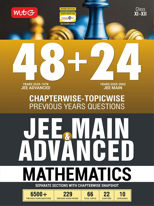 48+24 Years Chapterwise Topicwise Solutions Maths for JEE (Adv + Main)