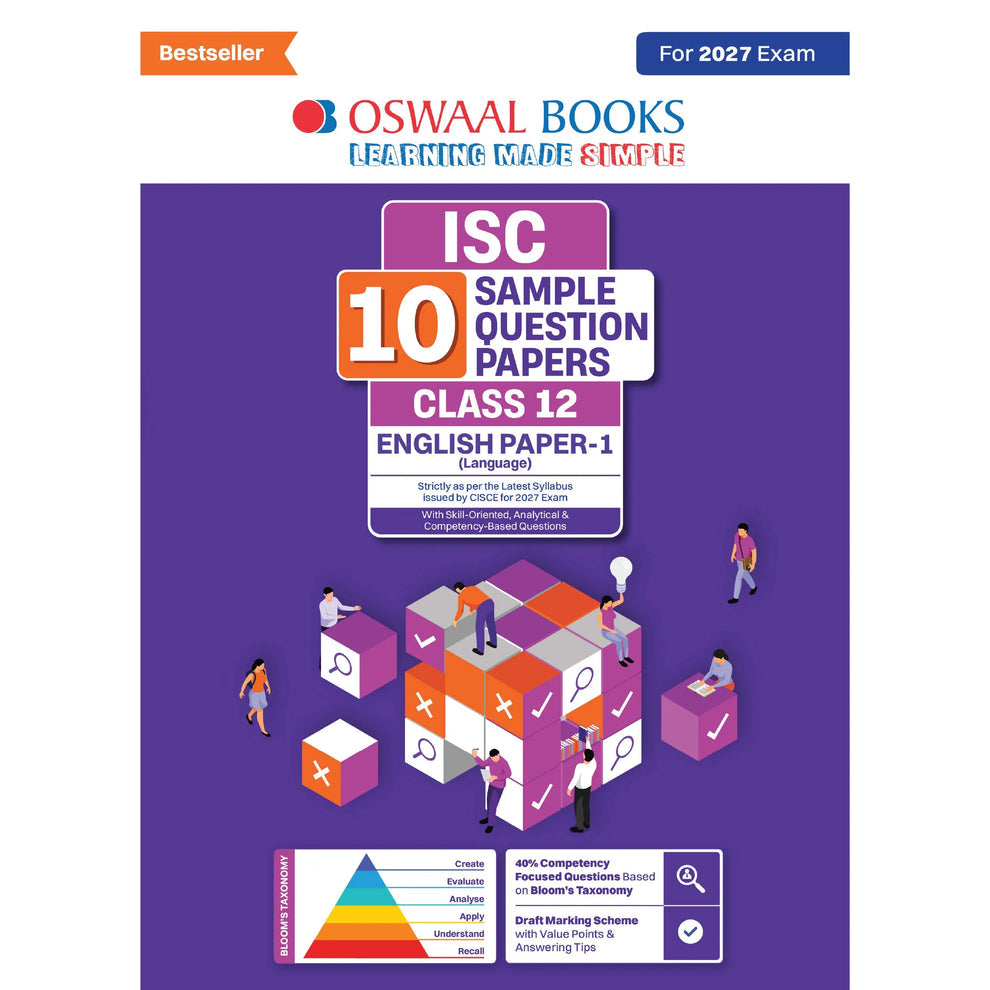 Oswaal ISC 10 Sample Question Papers Class 12 English Paper-1 (Language) (For 2027 Exam)