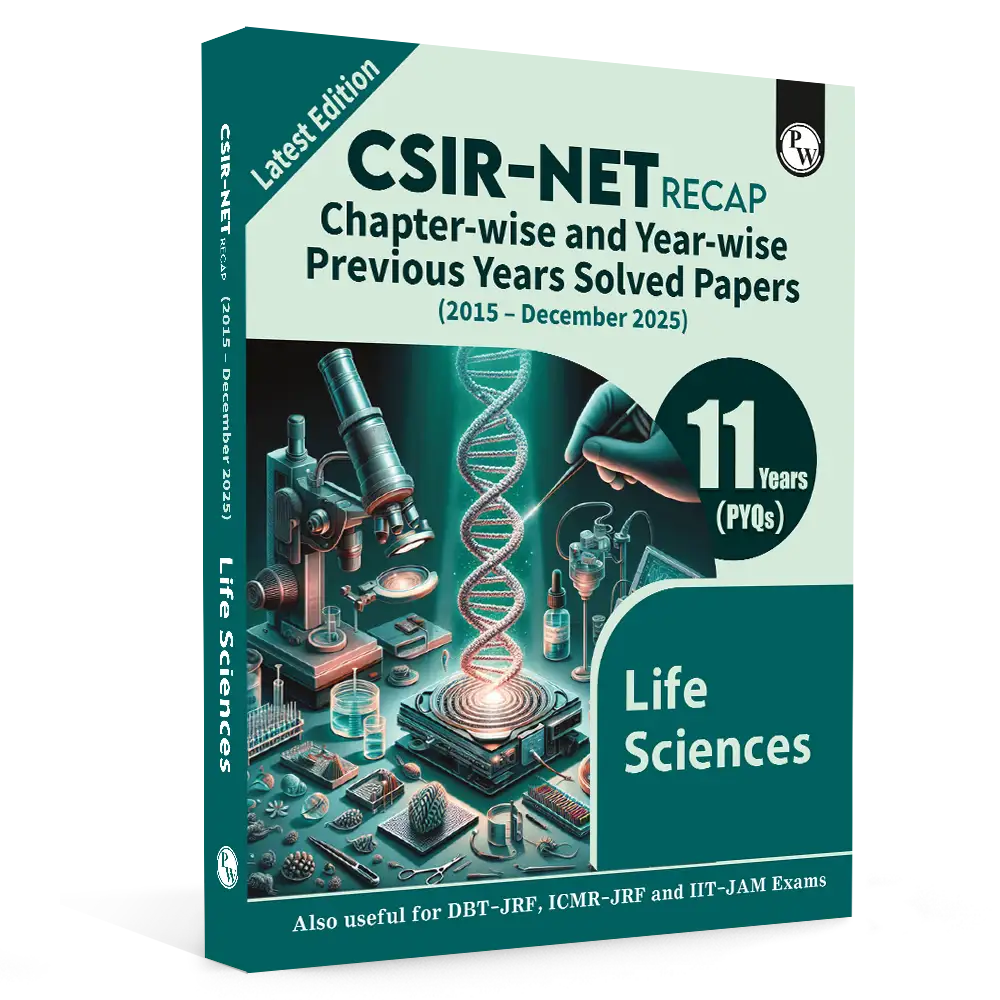 PW CSIR - NET Recap Life Sciences PYQ Chapterwise & Yearwise Previous 11 Years Solved Papers (2015-December 2025) | Latest December 2025 Paper Covered l For DBT - JRF, ICMR - JRF, IIT JAM Exams
By PW