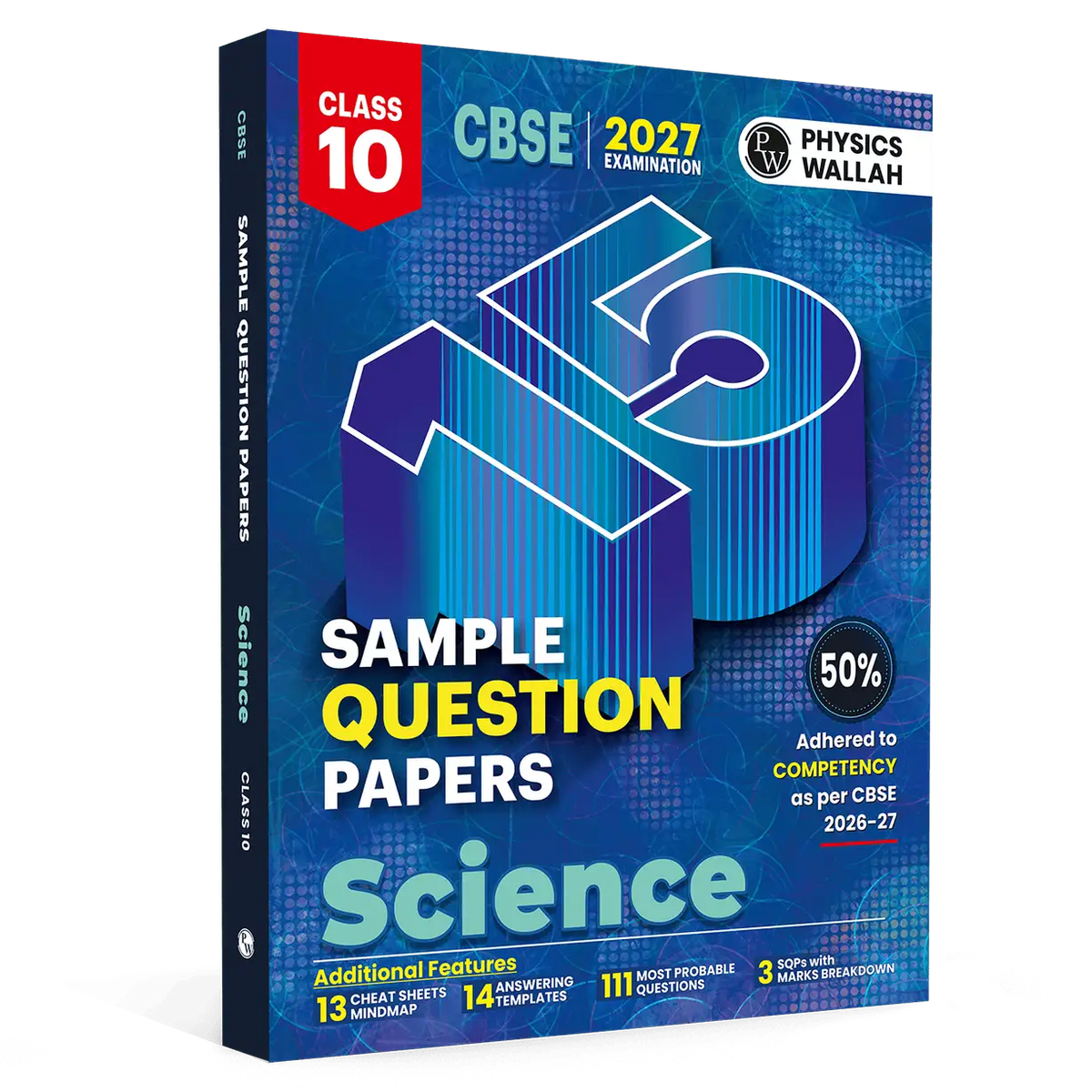 PW 15 CBSE Sample Papers Class 10 Science For 2027 Board Exam (New Pattern) | CBSE Like Question Booklet and Answer Sheets, Marking Stickers, Mind Maps, Most Probable Questions
By PW