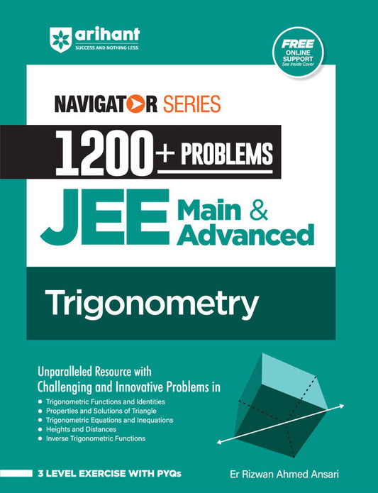 Navigator Series 1200 + Problems JEE Main & Advanced Trigonometry | By Er. Rizwan Ahmed Ansari| Arihant