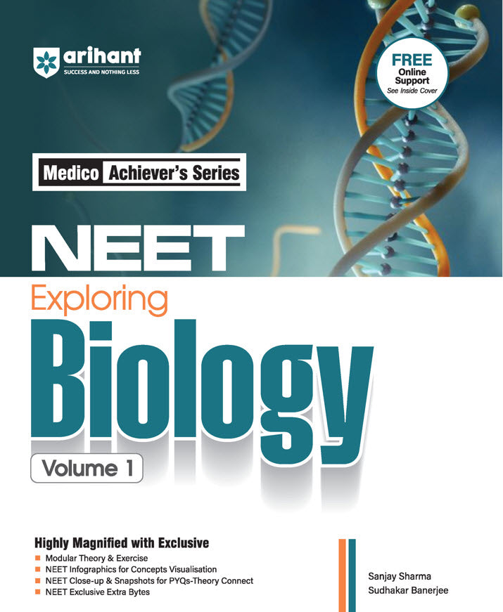 NEET Exploring (Objective) Biology-Vol. 1 Medico Achiever's Series | Revised & Magnified Edition for NEET 2025-26 | By Sanjay Sharma & Sudhakar Banerjee
